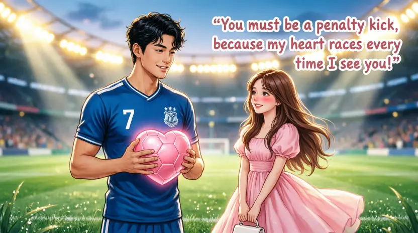 Cheesy Football Pick Up Lines