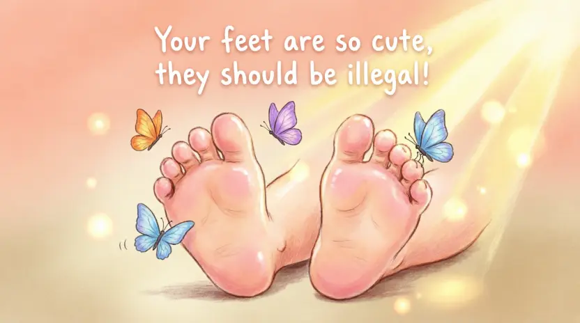 Clever Foot Pickup Lines