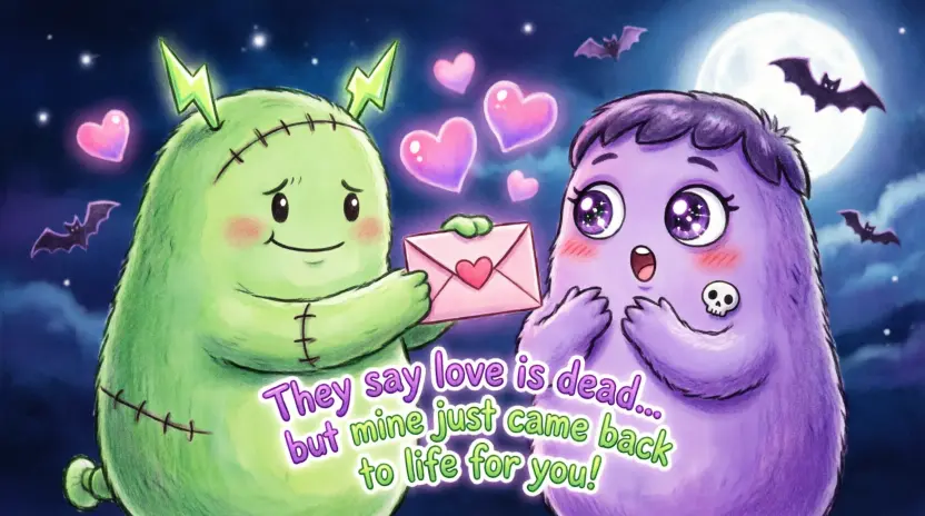 Cute Frankenstein Pickup Lines 