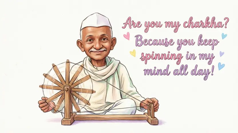 Flirty Gandhi Pick Up Lines 