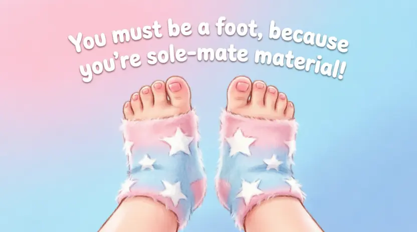 foot pick up lines