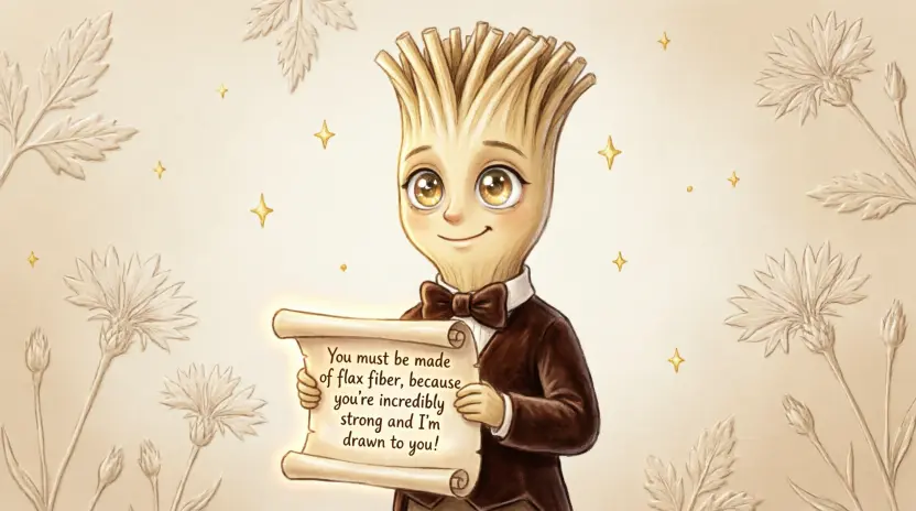 Funny Flax Pick-Up Lines