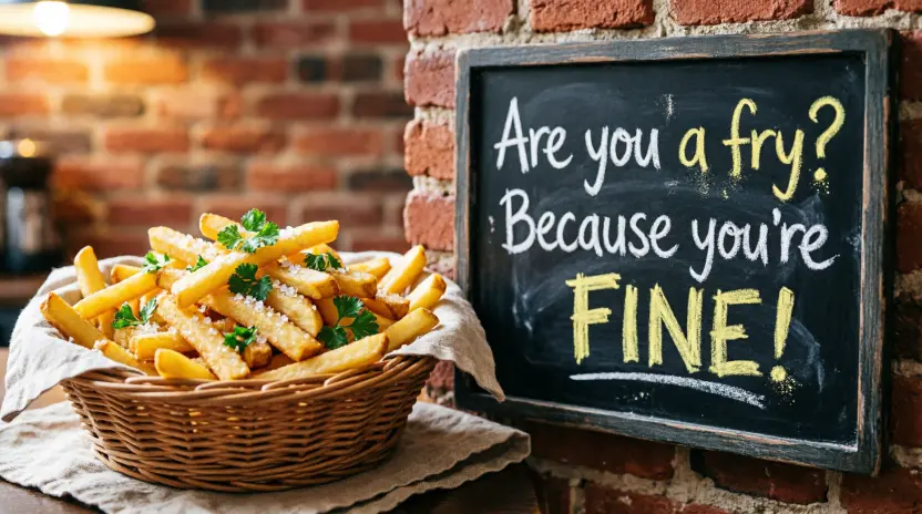 How People Search for Fries Pick-Up Lines