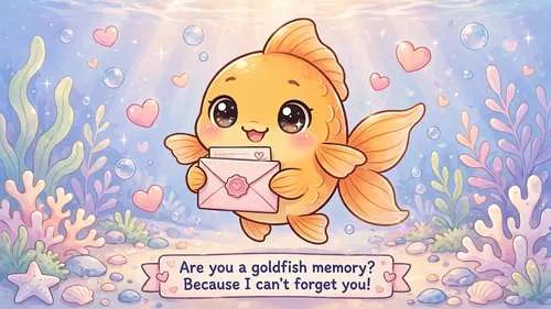 Cheesy Goldfish Pick Up Lines