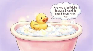 Bathtub Pick Up Lines