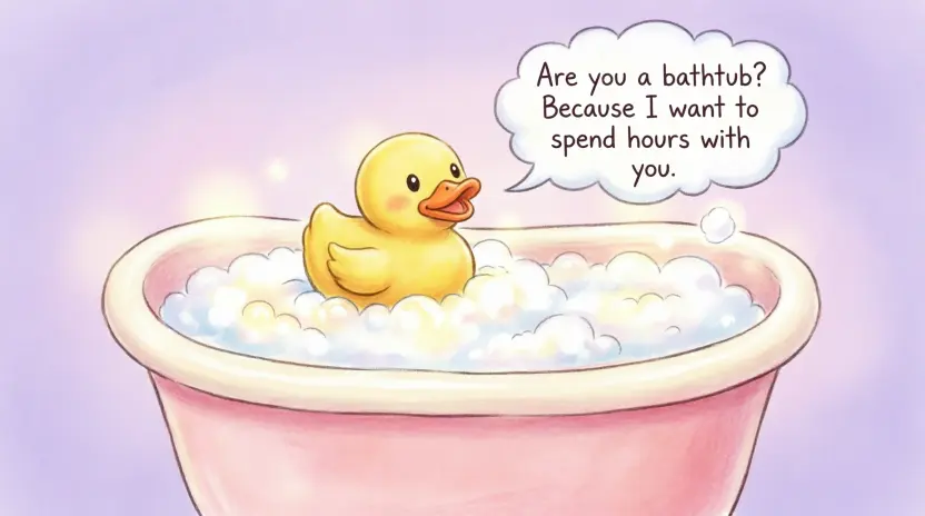 Bathtub Pick Up Lines