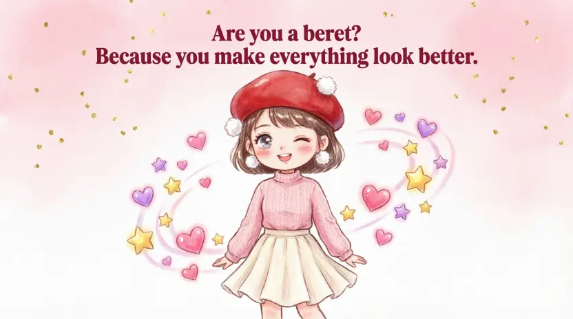 Beret Pick Up lines