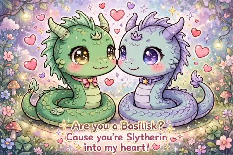 Cheesy Basilisk Pick Up Lines