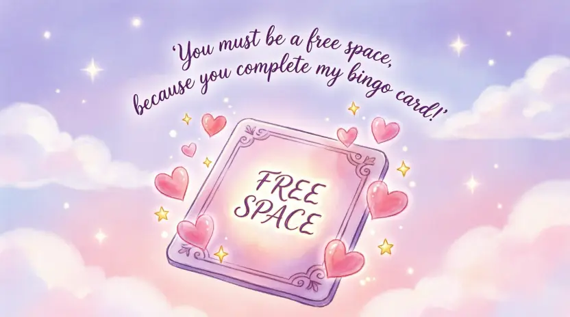 Cheesy Bingo Pick-Up Lines
