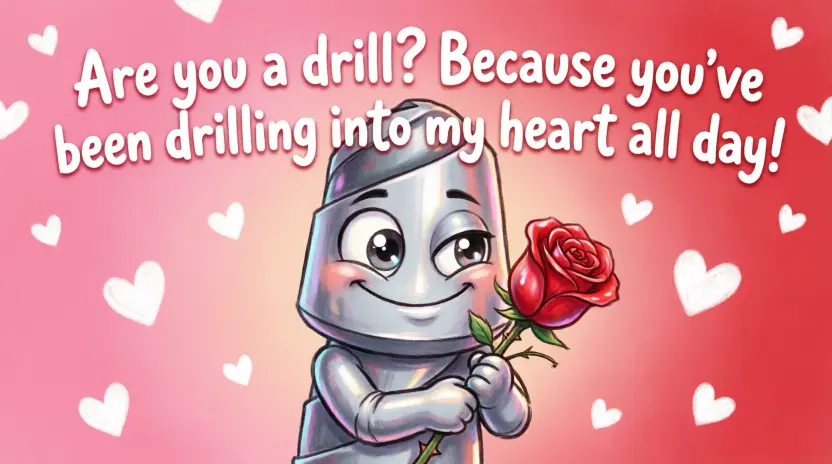 Cheesy Drill Pick-Up Lines