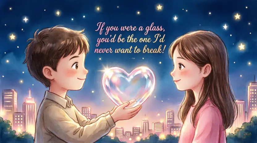 Clever Glass Pick Up Lines