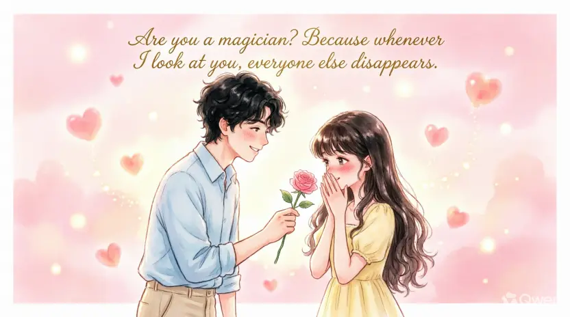 Cute Beauty Pick-Up Lines
