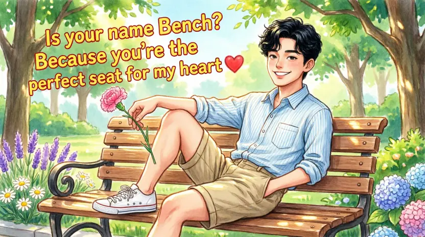 Cute Bench Pick Up Lines