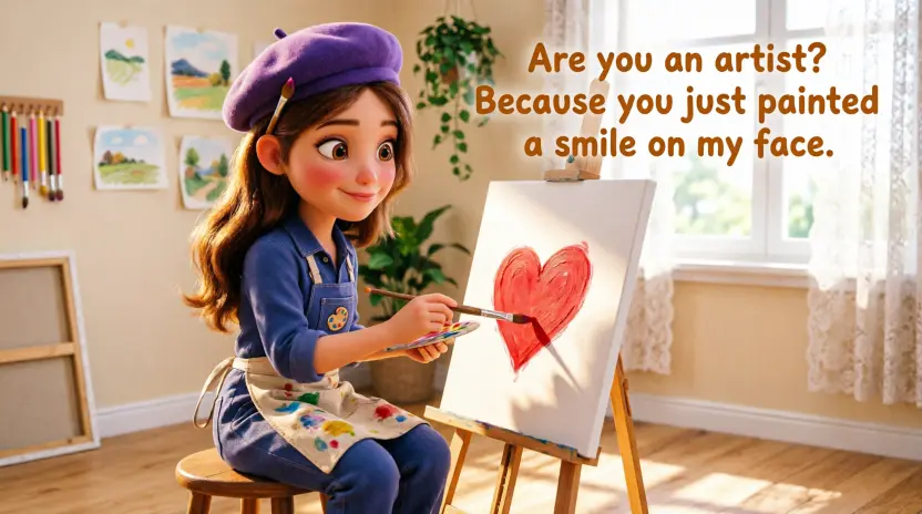 Cute Beret Pick-Up Lines