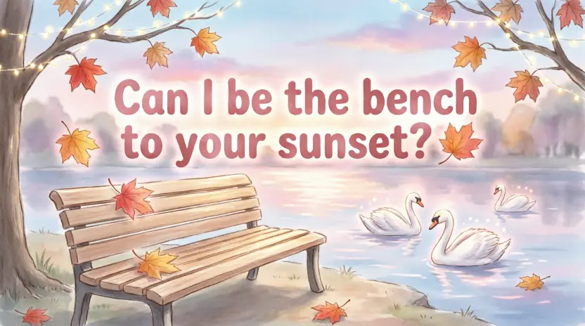 Flirty Bench Pick Up Lines