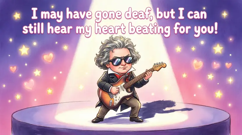 Funny Beethoven Pick-Up Lines