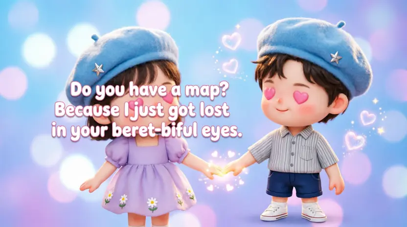 Funny Beret Pick-Up Lines
