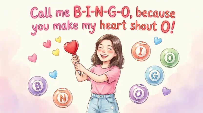 Funny Bingo Pick-Up Lines