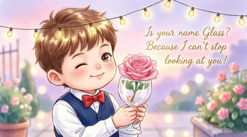 Funny Glass Pick Up Lines
