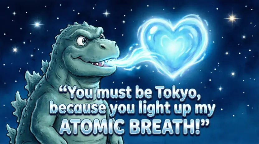 Funny Godzilla Pick Up Lines for Instant Laughs
