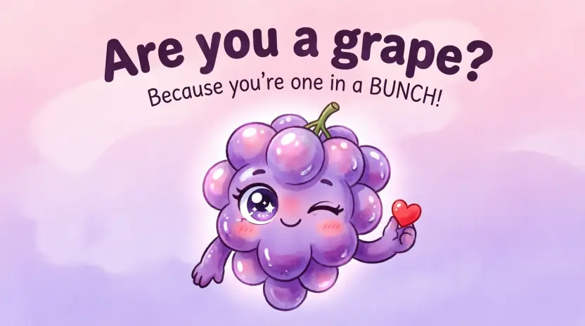 grape-tastic pick up lines