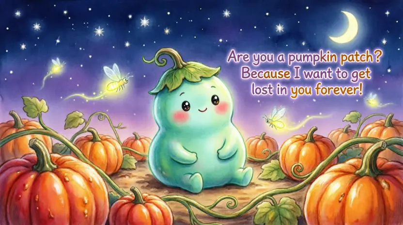 Pumpkin Patch Gourd Pick Up Lines