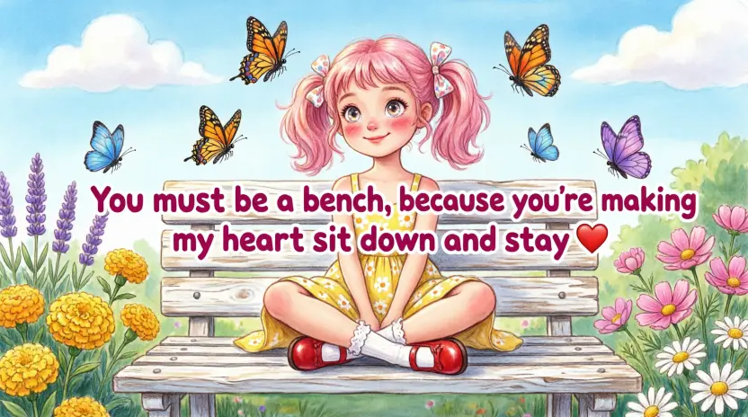 Romantic Bench Pick Up Lines